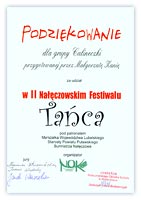 II Nałęczowski Festiwal Tańca