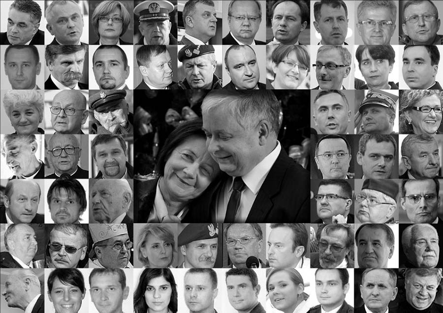 Ofiary katastrofy lotniczej pod Smoleńskiem