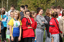 Trzy drużyny Zespołu Szkół w Cycowie na podium Igrzysk i Gimnazjady Rejonowej w Sztafetowych Biegach Przełajowych