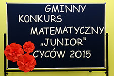 Gminny Konkurs Matematyczny - Junior