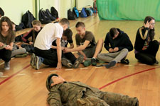 Wojskowi ratownicy medyczni 7 bkpow szkolą naszą młodzież