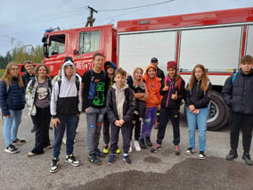 Spotkanie ze strażakami OSP w Cycowie