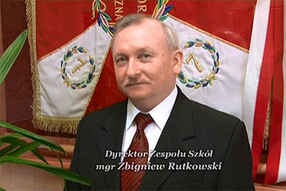 Dyrektor Zespołu Szkół w Cycowie - Zbigniew Rutkowski
