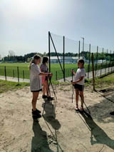 Pierwsze zajęcia NORDIC WALKING dla uczniów Zespołu Szkół w Cycowie