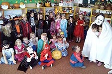 Halloween w grupie 5-latków Motylki