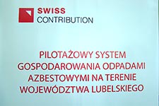 Pilotażowy system gospodarowania odpadami azbestowymi na terenie Województwa Lubelskiego