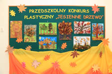Roztrzygnięcie przedszkolnego konkursu plastycznego pt. „Jesienne drzewo”
