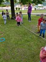 Wspólne zabawy przedszkolaków - Międzynarodowy Dzień Dziecka