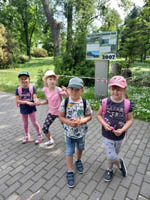 Wycieczka dzieci pięcioletnich do ZOO w Zamościu