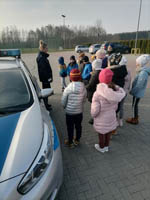 Spotkanie uczniów klas I-III z przedstawicielami Komendy Powiatowej Policji w Łęcznej