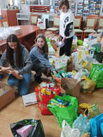 Sprawozdanie ze szkolnej akcji „Pomoc dla Ukrainy”