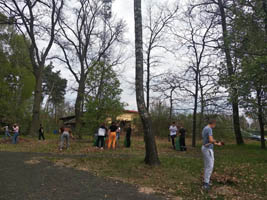 Wiosenne porządki na Cmentarzu Wojennym w Cycowie