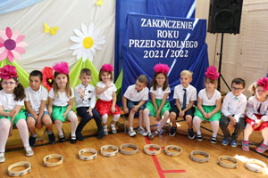 Zakończenie roku przedszkolnego 2021/2022 w grupach 5 latków