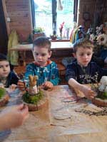 Wizyta przedszkolaków w Domu Tradycji w Starej Wsi
