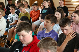 „Lekcja Obywatelska Lubelskiego Kuratora Oświaty” z uczniami Zespołu Szkół w Cycowie
