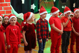 Mikołaj w Przedszkolu w grupach „Wiewiórki”, „Zajączki”