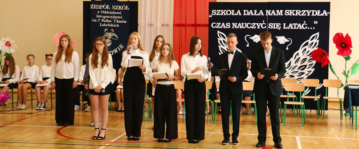 Zakończenie roku szkolnego 2024/2025 w oddziałach IV-VIII Szkoły Podstawowej