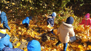 Wycieczka przedszkolaków z grupy „Pszczółki” oraz „Myszki” do lasu w Wólce Cycowskiej