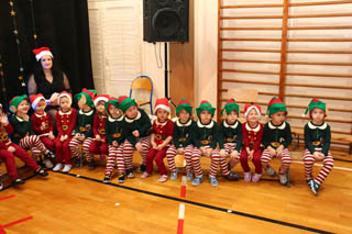 Mikołaj w Przedszkolu w grupach „Sówki”, „Żabki”