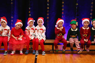 Mikołaj w Przedszkolu w grupach „Sówki”, „Żabki”