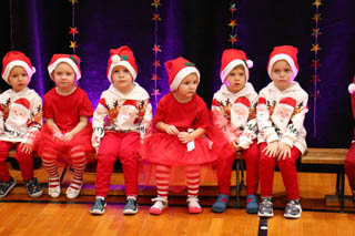 Mikołaj w Przedszkolu w grupach „Sówki”, „Żabki”