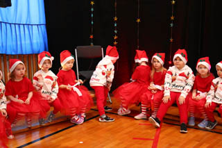 Mikołaj w Przedszkolu w grupach „Sówki”, „Żabki”