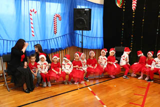 Mikołaj w Przedszkolu w grupach „Sówki”, „Żabki”