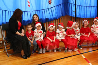 Mikołaj w Przedszkolu w grupach „Sówki”, „Żabki”