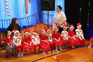 Mikołaj w Przedszkolu w grupach „Sówki”, „Żabki”