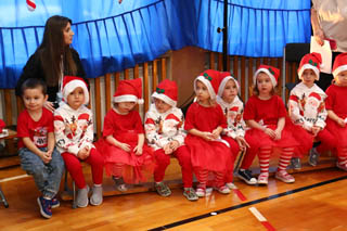 Mikołaj w Przedszkolu w grupach „Sówki”, „Żabki”