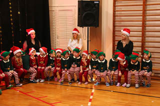 Mikołaj w Przedszkolu w grupach „Sówki”, „Żabki”