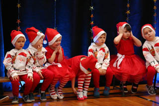 Mikołaj w Przedszkolu w grupach „Sówki”, „Żabki”