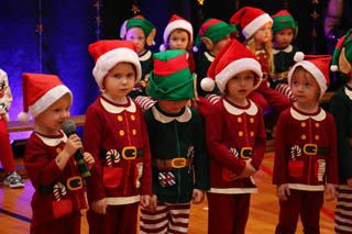 Mikołaj w Przedszkolu w grupach „Sówki”, „Żabki”