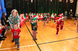 Mikołaj w Przedszkolu w grupach „Sówki”, „Żabki”