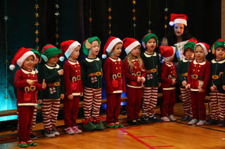 Mikołaj w Przedszkolu w grupach „Sówki”, „Żabki”