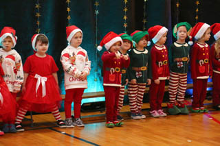 Mikołaj w Przedszkolu w grupach „Sówki”, „Żabki”