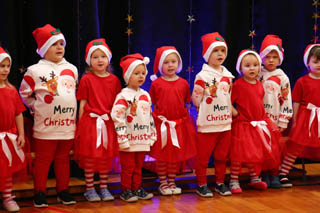 Mikołaj w Przedszkolu w grupach „Sówki”, „Żabki”