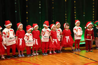 Mikołaj w Przedszkolu w grupach „Sówki”, „Żabki”