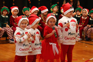 Mikołaj w Przedszkolu w grupach „Sówki”, „Żabki”