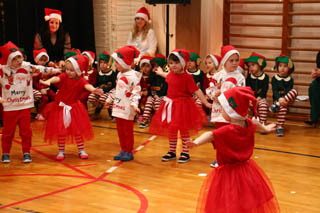 Mikołaj w Przedszkolu w grupach „Sówki”, „Żabki”