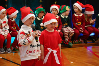 Mikołaj w Przedszkolu w grupach „Sówki”, „Żabki”