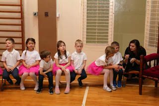 Mikołaj w Przedszkolu w grupach „Wiewiórki”, „Zajączki”