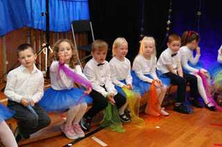 Mikołaj w Przedszkolu w grupach „Wiewiórki”, „Zajączki”