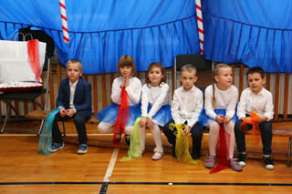 Mikołaj w Przedszkolu w grupach „Wiewiórki”, „Zajączki”