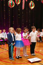 Mikołaj w Przedszkolu w grupach „Wiewiórki”, „Zajączki”