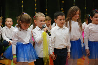 Mikołaj w Przedszkolu w grupach „Wiewiórki”, „Zajączki”