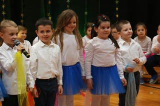 Mikołaj w Przedszkolu w grupach „Wiewiórki”, „Zajączki”