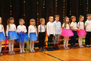 Mikołaj w Przedszkolu w grupach „Wiewiórki”, „Zajączki”