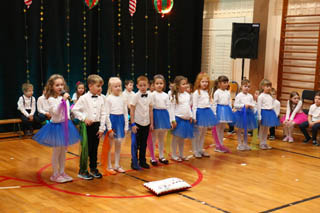 Mikołaj w Przedszkolu w grupach „Wiewiórki”, „Zajączki”