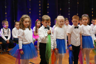 Mikołaj w Przedszkolu w grupach „Wiewiórki”, „Zajączki”